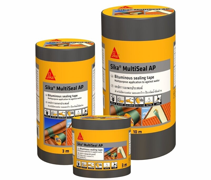 เทปติดหลังคา เทปกาวบิทูเมน เทปปิดรอยต่อ SIKA MULTISEAL (ซิก้า มัลติซีล เอพี)