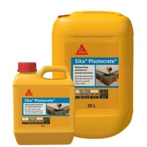 น้ำยาผสมคอนกรีตกันซึม น้ำยากันซึม SIKA PLASTOCRETE (ซิก้า พลาสโตกรีต)