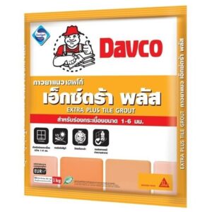 Davco Extra Plus กาวยาแนวกระเบื้องสูตรป้องกันเชื้อราและแบคทีเรีย