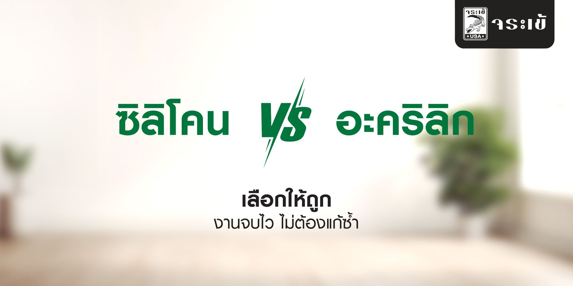 จะเลือกซีลยาแนวทั้งที เลือกไม่ถูกว่าจะใช้แบบไหนดี?