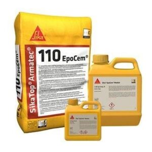 SikaTop® Armatec®-110 EpoCem® อีพ็อกซี่ผสมซีเมนต์ เคลือบกันสนิมเหล็กและประสานคอนกรีต