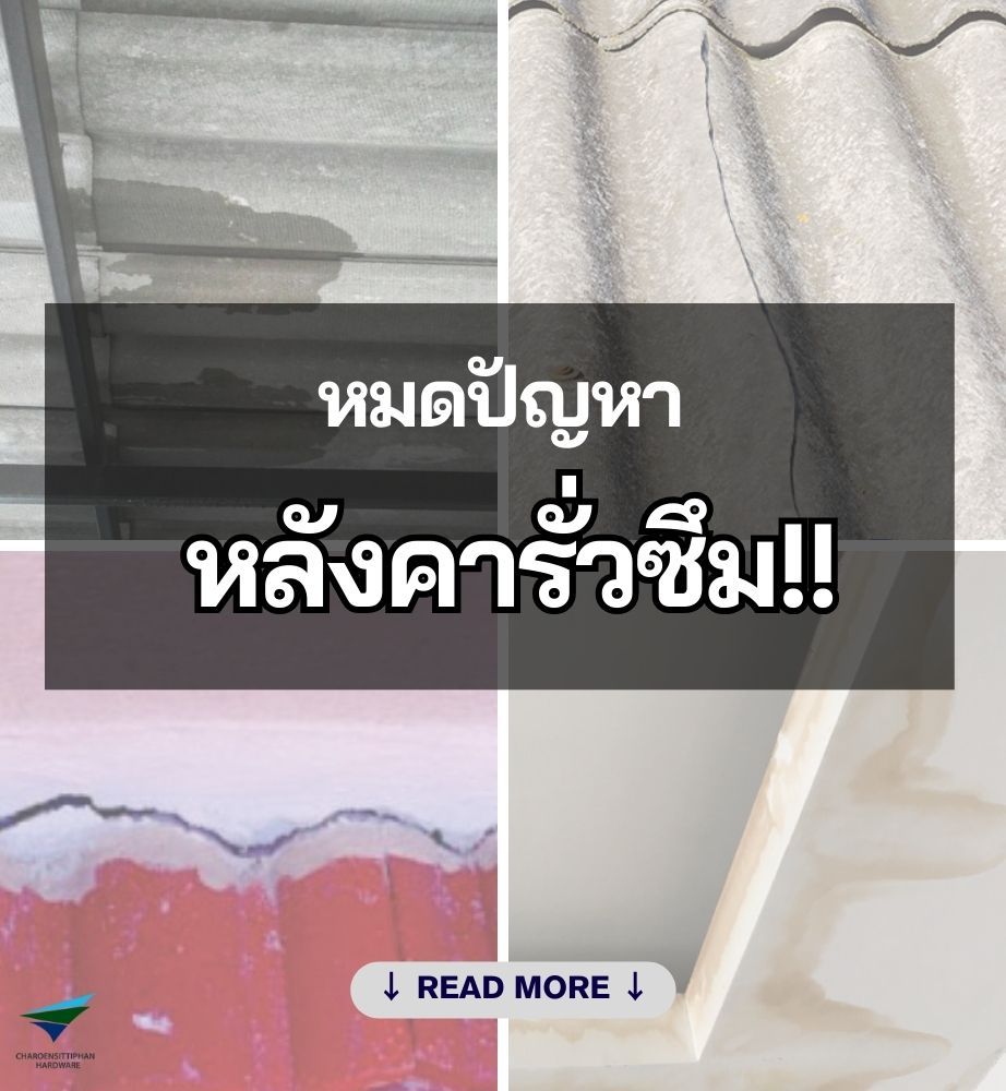 หมดปัญหา หลังคารั่วซึม!