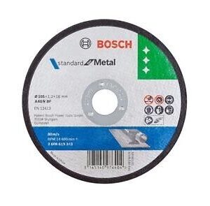 BOSCH ใบตัดเหล็กสีเขียว 4นิ้ว 2608619343