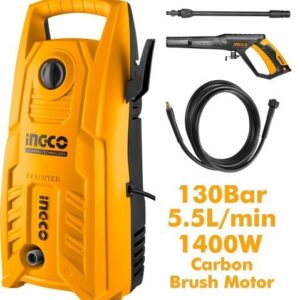 INGCO เครื่องฉีดน้ำแรงสูง 130 บาร์ HPWR14008