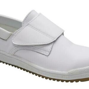 PANGOLIN (แพงโกลิน) รองเท้าเซฟตี้หุ้มส้นหนังแท้ FULL GRAIN VELRCRO LOW ON SHOES รุ่น 616C