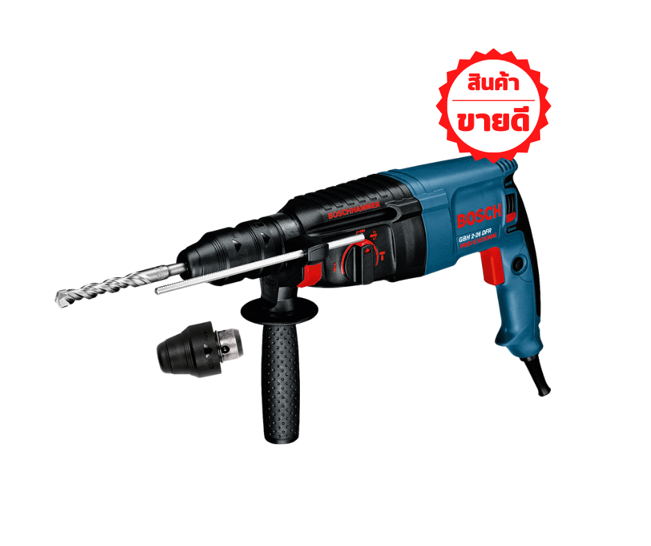 BOSCH สว่านโรตารี่ 3 ระบบ SDS plus GBH 2-26 DFR 061125476A